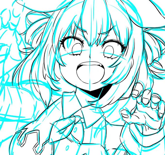 リクエストもらえたので描いてるとちゅうッス 