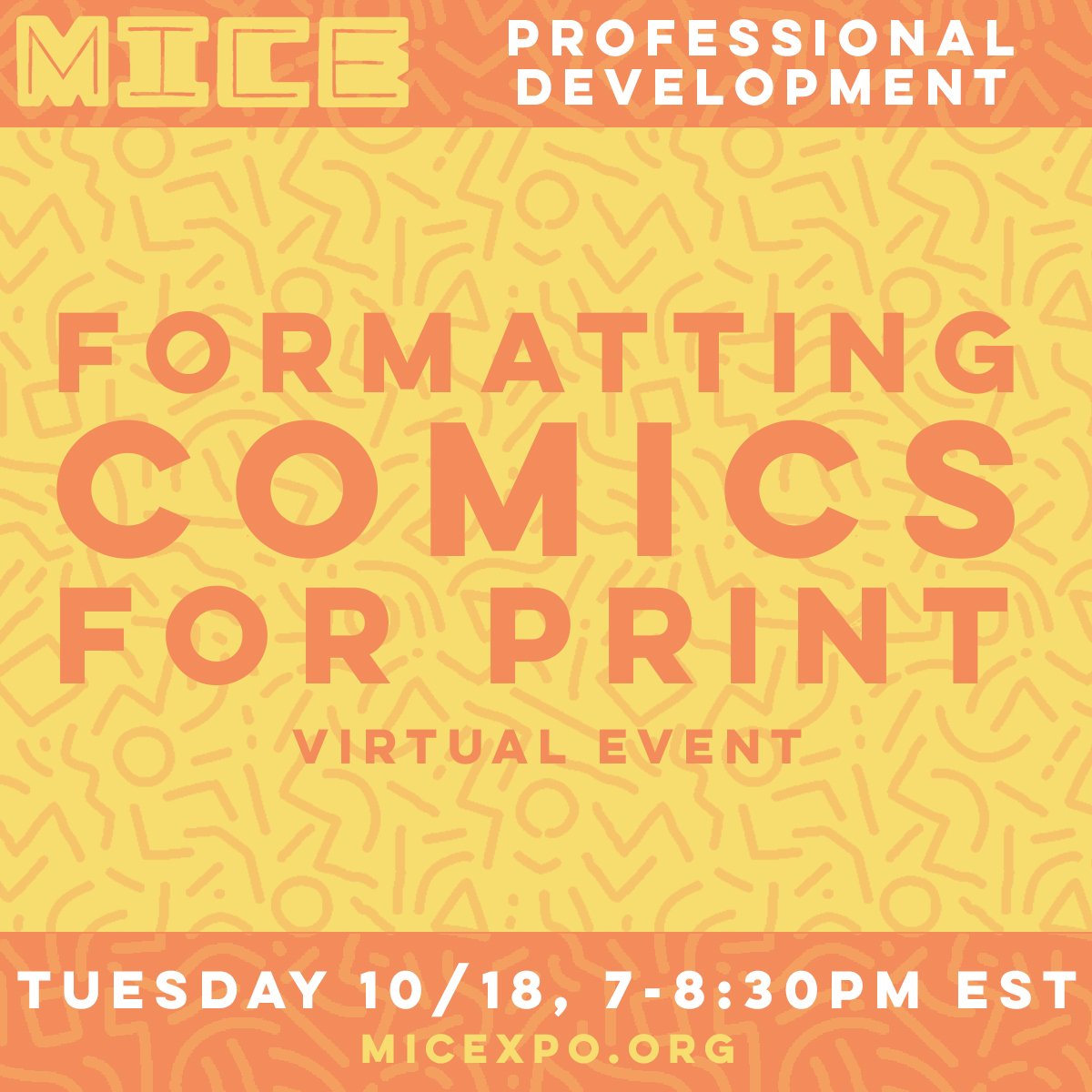 On Tuesday at 7pm ET, learn how to get your comic printed with <a href="/jeffzwirek/">Jeff Zwirek</a> of <a href="/PrintNinja/">PrintNinja</a> and @OhBoyComics of @RadiatorComics with our Professional Development Session "Formatting Comics for Print"!

RSVP: crowdcast.io/e/formatting-c…