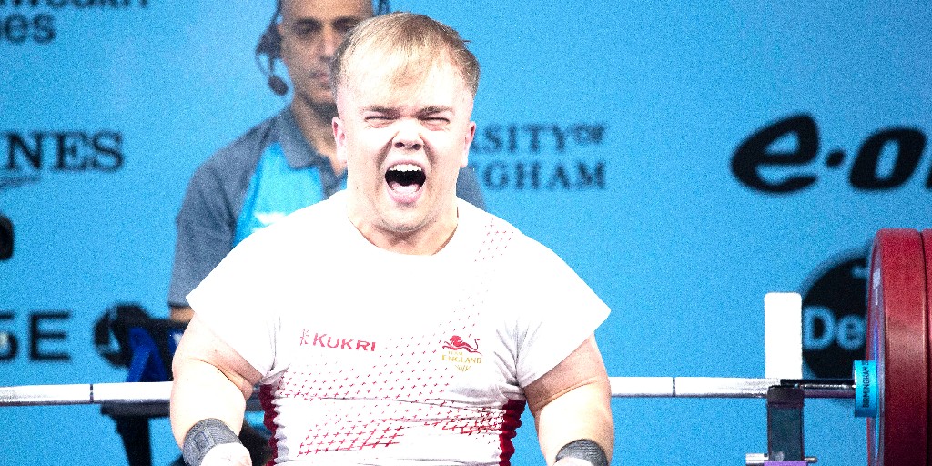 TeamEngland's tweet photo. Monday motivation from our para powerlifters🏋️‍♀️💪

#BringItHome|#Birmingham2022 https://t.co/Xv50hJQZwJ
