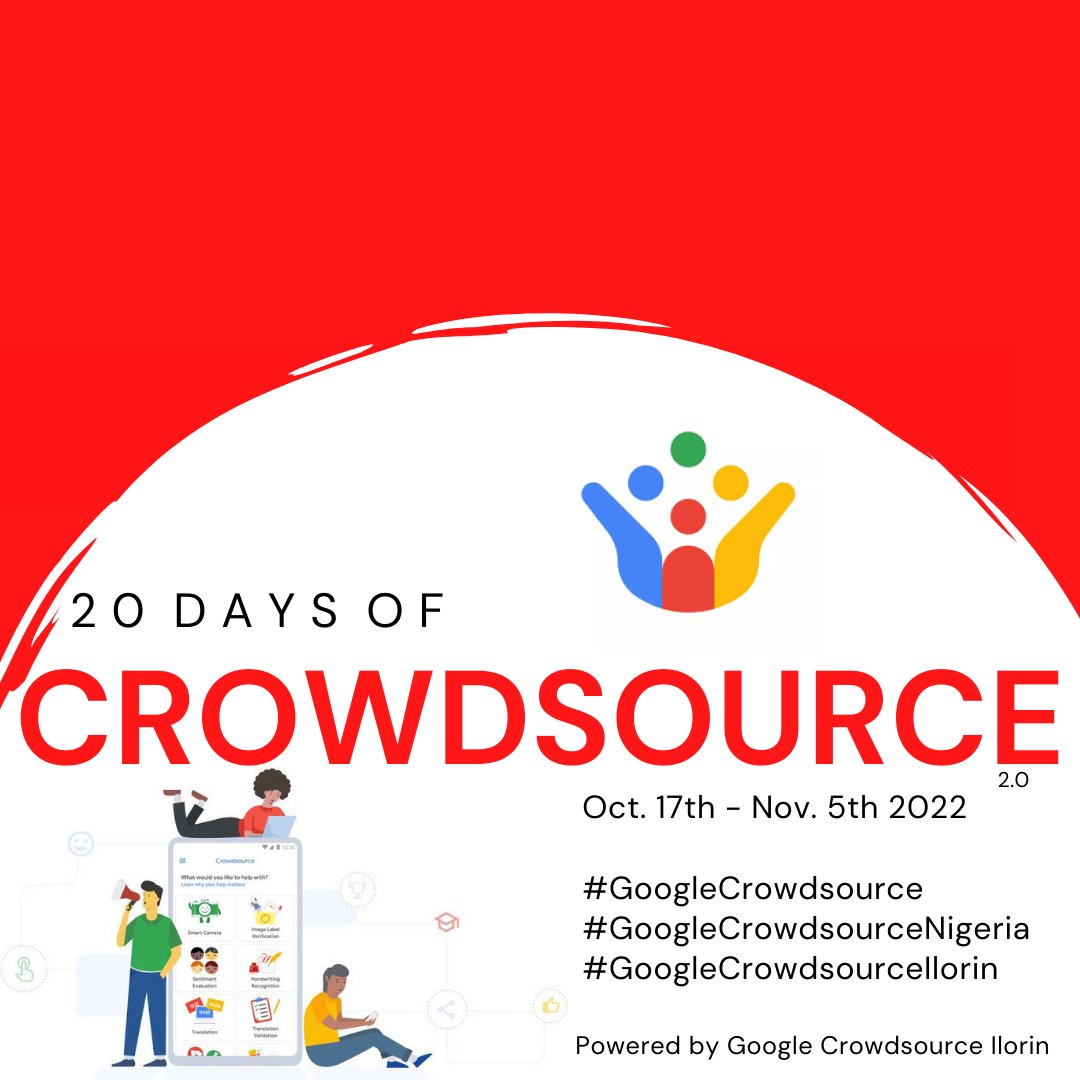 zaarab001's tweet photo. Weβre very excited to announce the kick-off of #20DaysofCrowdsouce challenge.
The 4Teams are fully ready. π
#GoogleCrowdsourceIlorin #GoogleCrowdsource #Googlecrowdsourcenigeria https://t.co/8skQVgCHmp