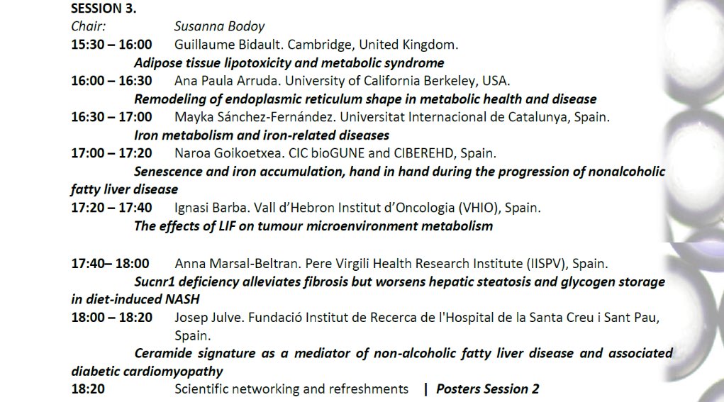 MetNet_Bcn's tweet photo. After taking some glucose for our brains, we continue with the Session 3!
#8thMetNet #AnnualMetNet2022 https://t.co/ND1BJ42WHM