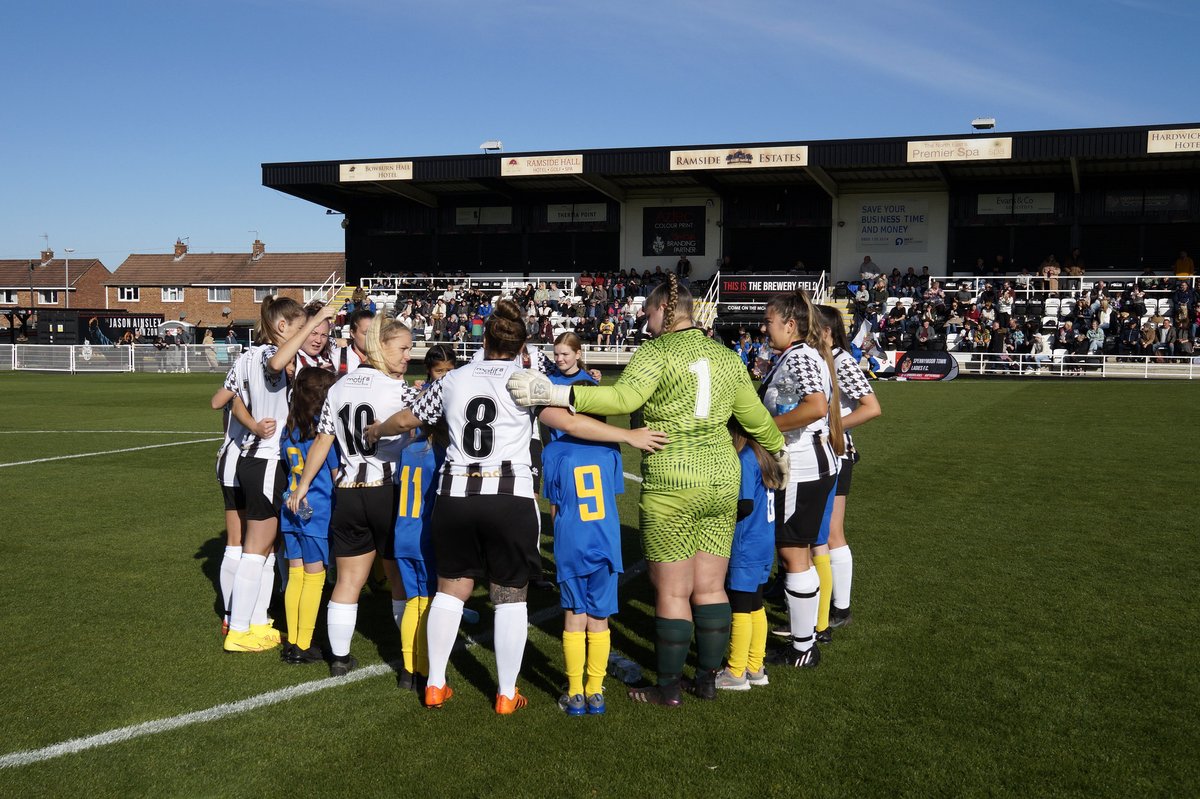 We loved having our <a href="/HettonJuniorsFC/">Hetton Juniors FC</a> mascots along yesterday. We hope you enjoyed yourselves and thanks for making it a special day for us too. 🖤🤍💙💛