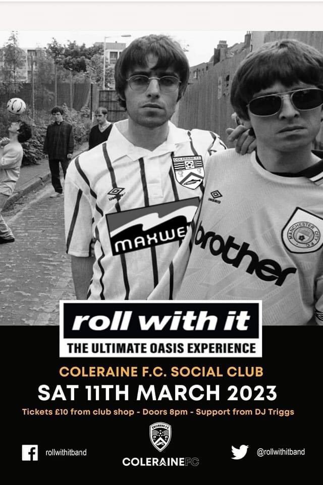 rollwithitband's tweet photo. Coleraine yeah? https://t.co/JSMe7UNh5g