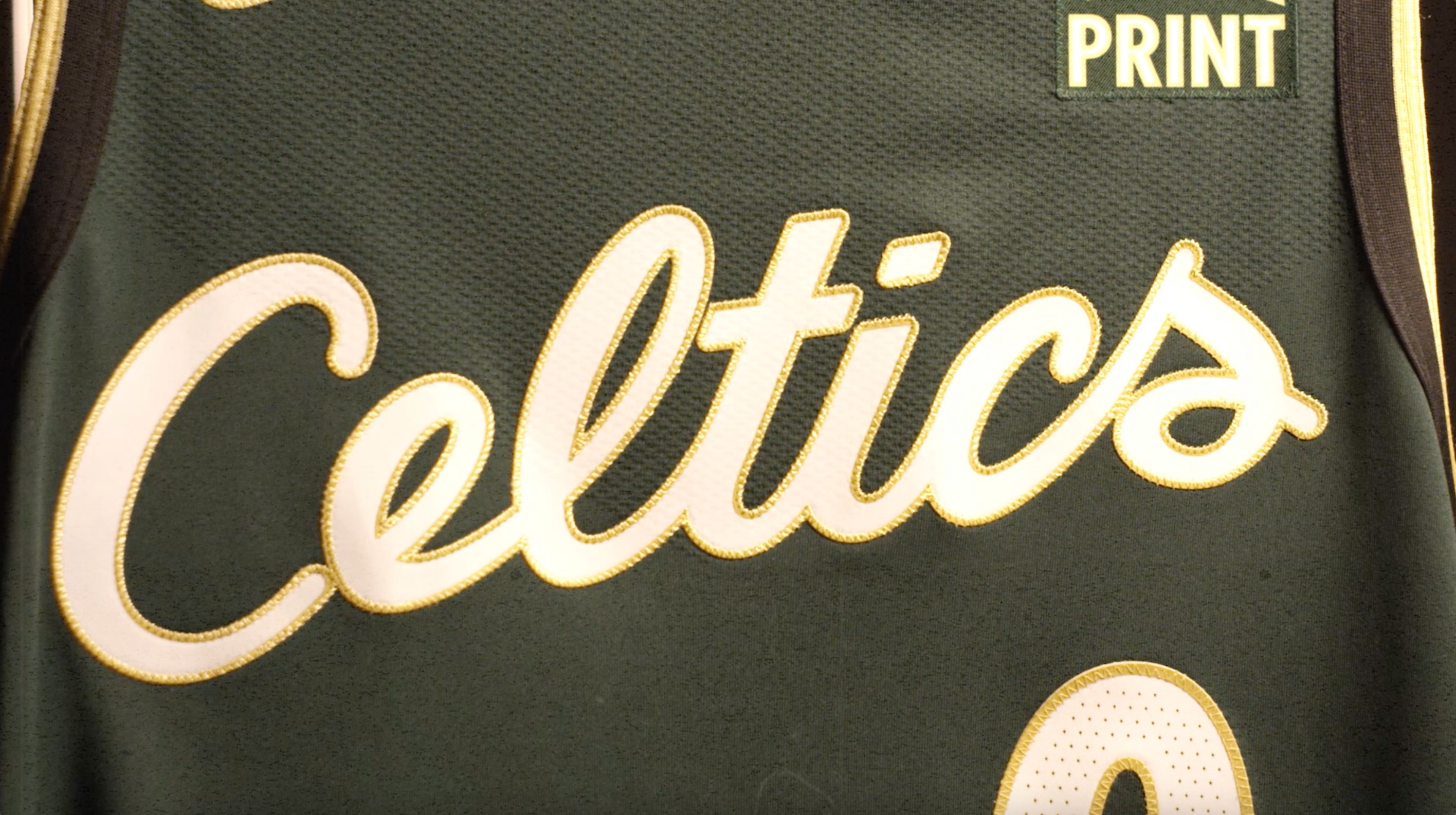boston celtics black and gold jersey