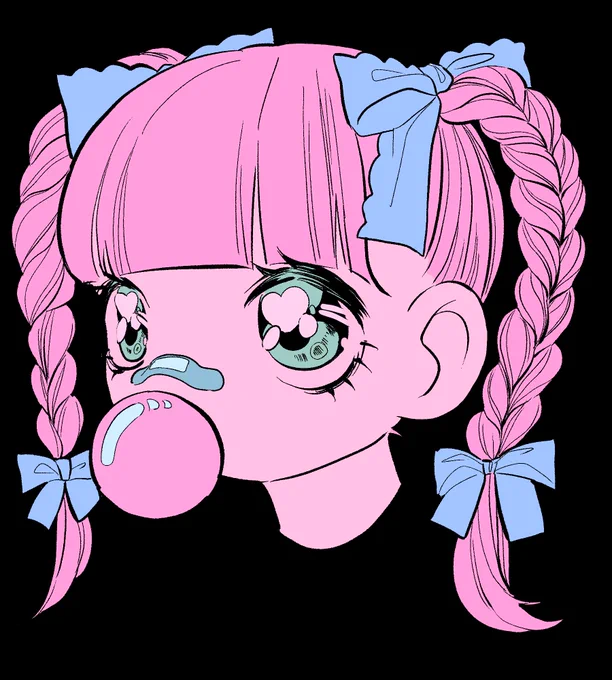 #あなたのぴんく色の作品を見せてくださいここ最近のイラストたち 