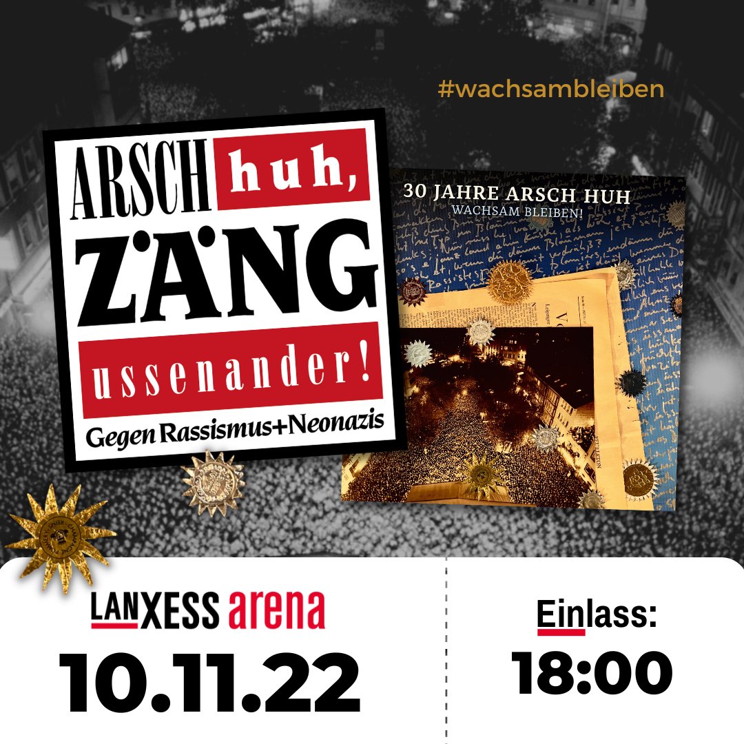 Arsch huh, Zäng ussenander e.V. tweet media