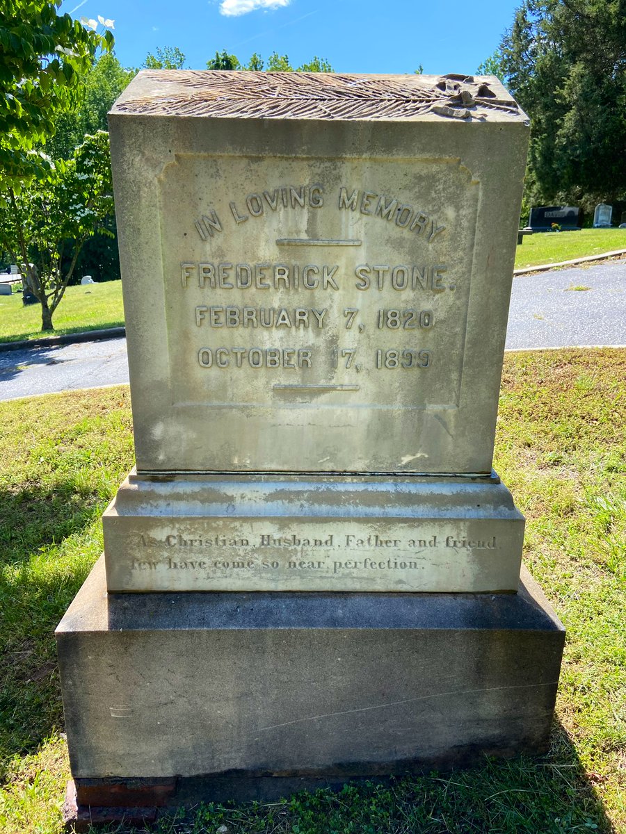 LinConspirators's tweet photo. #OTD Oct. 17, 1899: Frederick Stone, the attorney who represented #DavidHerold & co-counsel for #DrMudd at the trial of the conspirators, died at the age of 79. Stone served as a US Representative & judge in SoMD. He also reflected on the difficulty he had representing Dr. Mudd. https://t.co/GZD9kK9Sk7
