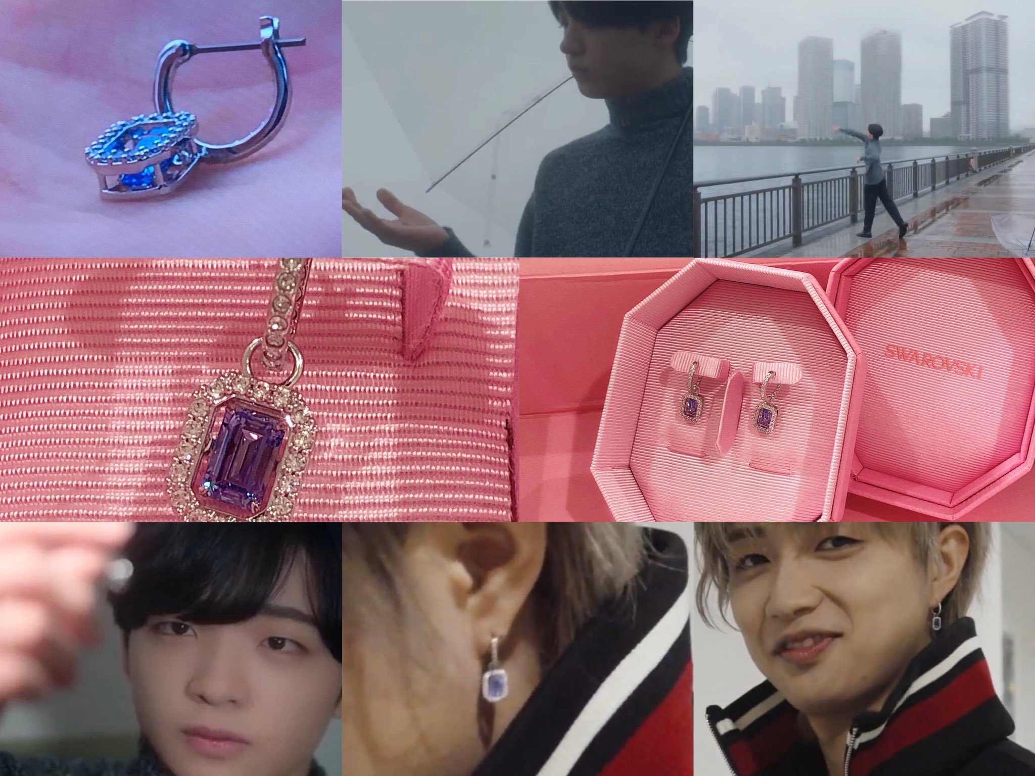 スワロフスキー ピアス BE:FIRST JUNON もにゃスワロフスキー ピアス