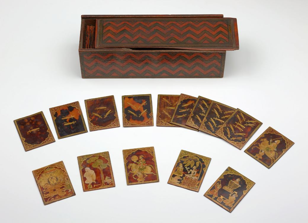 theUL's tweet photo. ๐ Itโs National Playing Card Collection Day & here are a couple of gorgeous decks in our collections.
1๏ธโฃ The counties of England from 1860s: https://t.co/pIH5kTtUls
2๏ธโฃ Ganjifa, a card game associated with Persia & India, early-18thC: https://t.co/opQJ1Y2Agl
#CardCollectionDay https://t.co/vkKvmonIO1