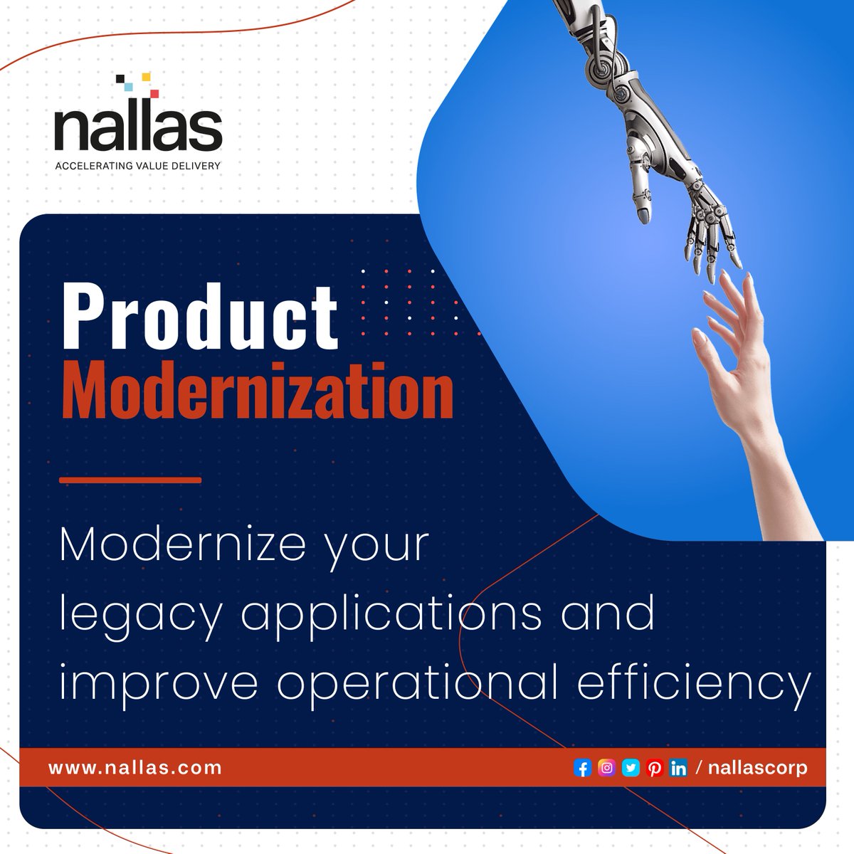 It is crucial to modernize your legacy systems as technology innovations offer new business and cost-cutting opportunities.

To know more nallas.com/product-engine…

#productmodernization #productmodernizationservices #productengineering #nallas