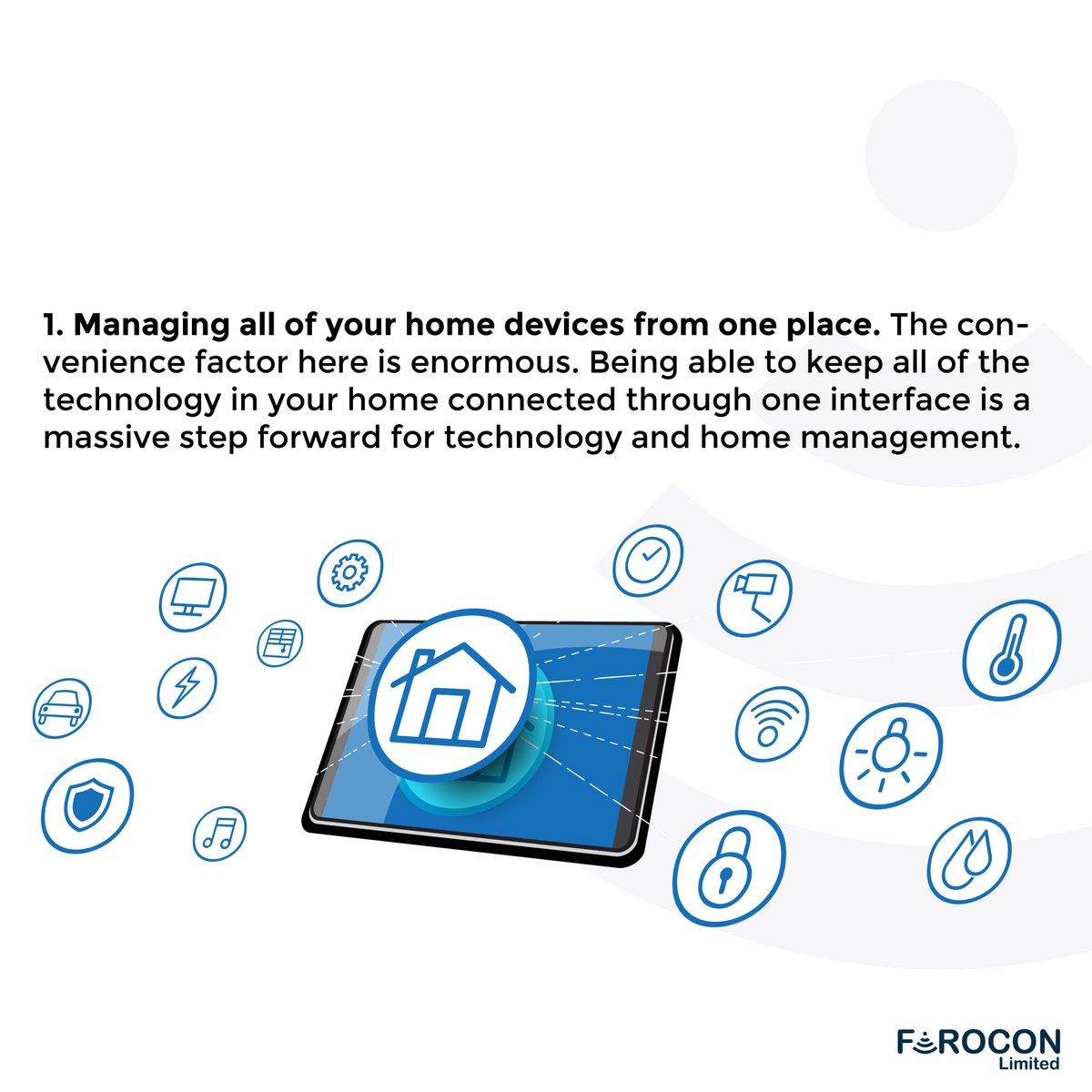 FaroconNg's tweet photo. Here are 5 advantages to having smart home automation

Message us now to Set up the best Smart Home Automation for you or visit our website to look through our services
https://t.co/B5M88Abm4R https://t.co/y0oKvM9sOG