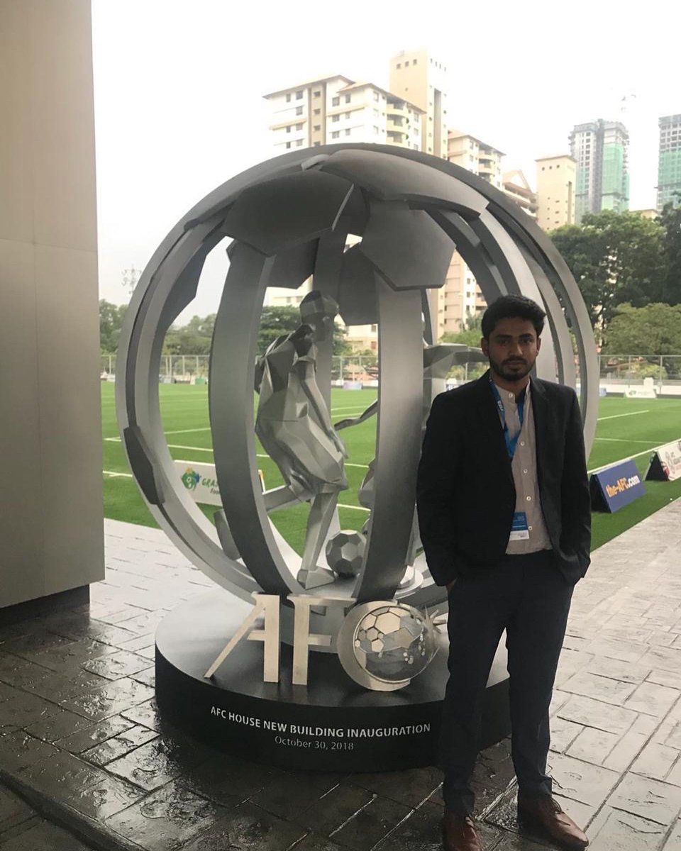 rajahrizwan's tweet photo. Throwback to this immense experience interacting with professionals from all over the world in FIFA TMS Conference held at AFC Head Quarters, Kuala Lumpur, Malaysia
#indianfootball #afc #fifa #fifatms #tms #football #heroisl #kbfc #yennumyellow #backtheblue #keralafootball https://t.co/bf8KrNgNob