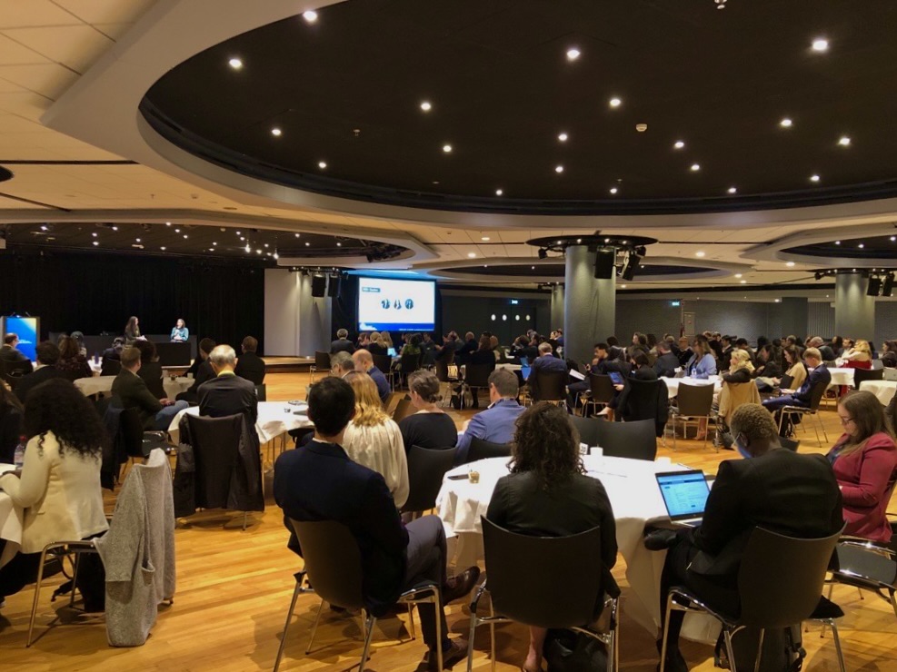 DWMImpact's tweet photo. .@DWMImpact's Hannah Schiff spoke to a packed house at the session, “From measuring to managing your impact performance: How to leverage IRIS+” at @theGIIN Members Day. She shared how DWM has leveraged the GIIN's impact benchmarks to evaluate the firm’s impact performance. https://t.co/SYbtYiQQn8