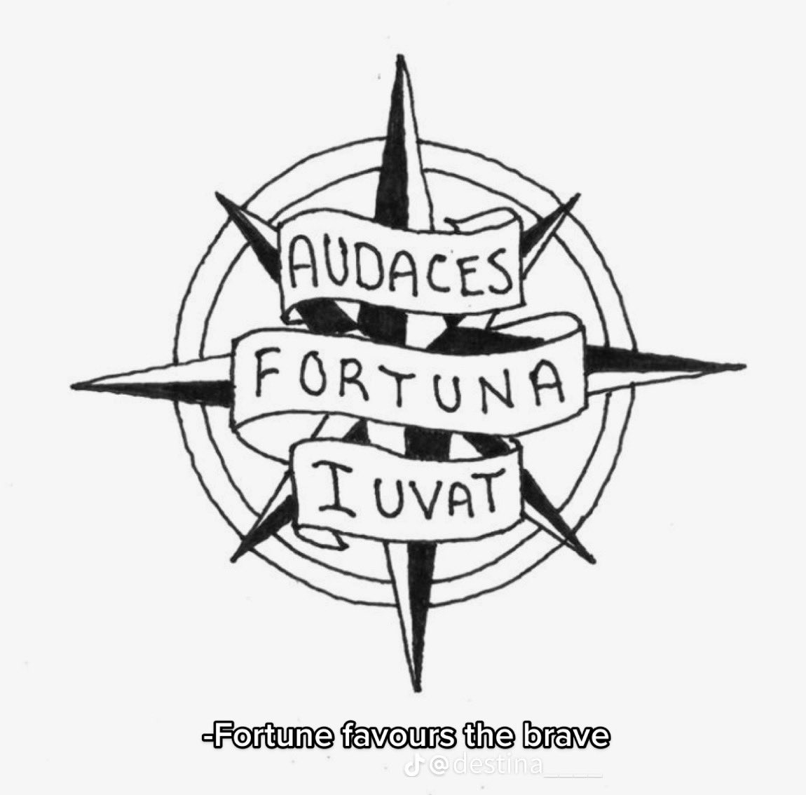 Fortes Fortuna Juvat тату
