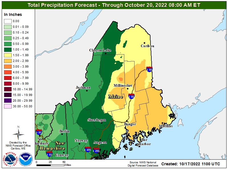 ApexWx's tweet photo. Fort Kent &amp; Saint John Valley Weather Update Monday, 17 October 2022
More weather information at https://t.co/CtOATGfs3F

#fortkent #fortkentweather #mainapexwx #saintjohnvalleyweather #aroostookcountyweather #northmaineweather #weather #maineweather #mainesevereweather https://t.co/KMZHc4ggQX