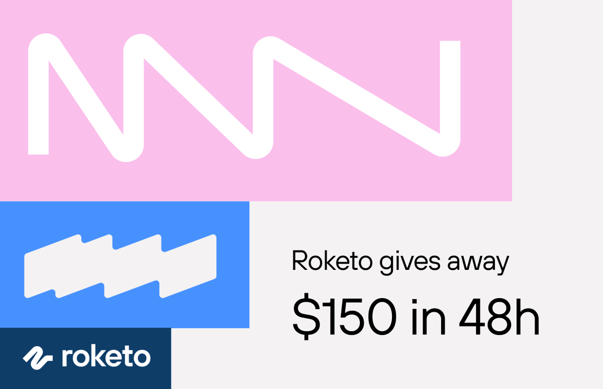🔥 Roketo's running a #giveaway!

🎁Prize pool is $150.

Follow @roketostream + RT this post in the next 48 hours to enter the competition. 💸💸💸