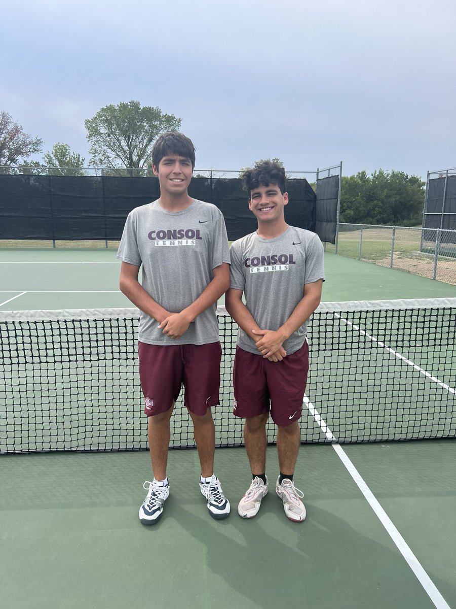 ConsolTennis's tweet photo. Seth Marshall/Ben Rudd First Team All District in Doubles. Seth and Ben were also First team in Singles, congrats!!! https://t.co/pxPVkdEDxM