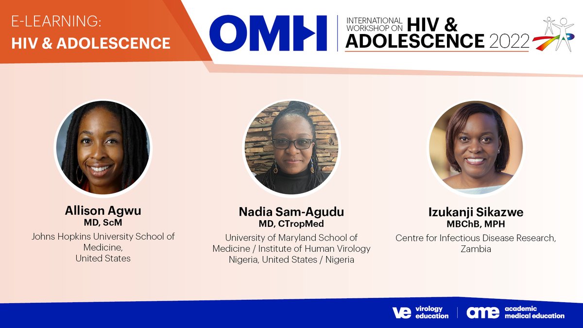 Enroll now for the second edition of our 2022 #ELearning courses to dive into #HIVAdolescence. Explore exclusive content on epidemiology, innovations, treatment options, & more! Fees are waived for HCPs. >> bit.ly/3EMPPKd #OMHCourses #YouthInAction @NASAdoc