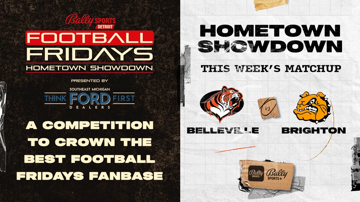 HOMETOWN SHOWDOWN Two undefeated teams make for a dandy of a matchup this Saturday. 😤 Vote for your school in the poll below! 🗳️ At the end of the season, the school with the most votes in the weekly poll will win bragging rights... and more. 🏆 #MIFTBL | @ThinkFordFirst