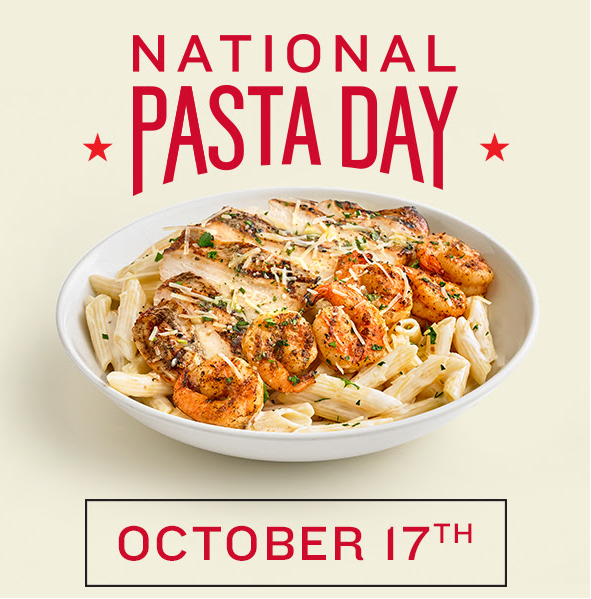 Happy #NationalPastaDay. Celebrate by ordering online at order.bostons.com/#/. Every Monday you order, you earn credits towards extra rewards, all season-long! #BostonsPizza