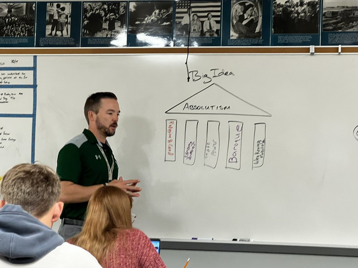 DrUtakrit's tweet photo. @HumbleISD_KPHS #APEuropeanHistory teacher @CoovertEric utilized both Big Idea and Detail lenses of #DepthAndComplexity to guide class discussion on Absolutism and Louis XIV @JTaylorEdu @HumbleISD_ADV @humble_SocSt #ThinkLikeAHistorian https://t.co/VG9rFkIP3S