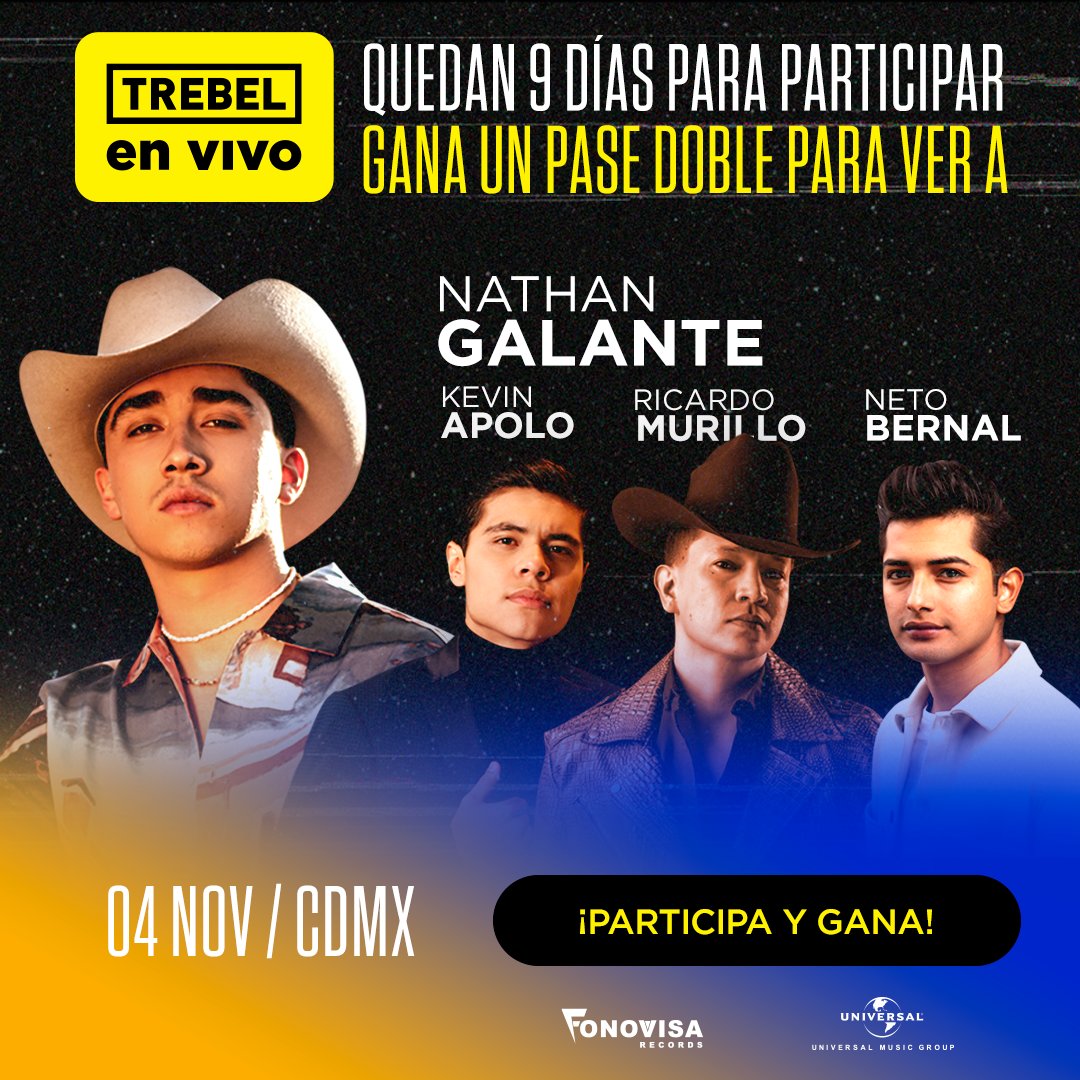 trebelmx's tweet photo. Sólo quedan 9 días para participar, revisa los Términos y Condiciones dentro de nuestro perfil y ¡Descubre Cómo! https://t.co/EMTEOg5JZK