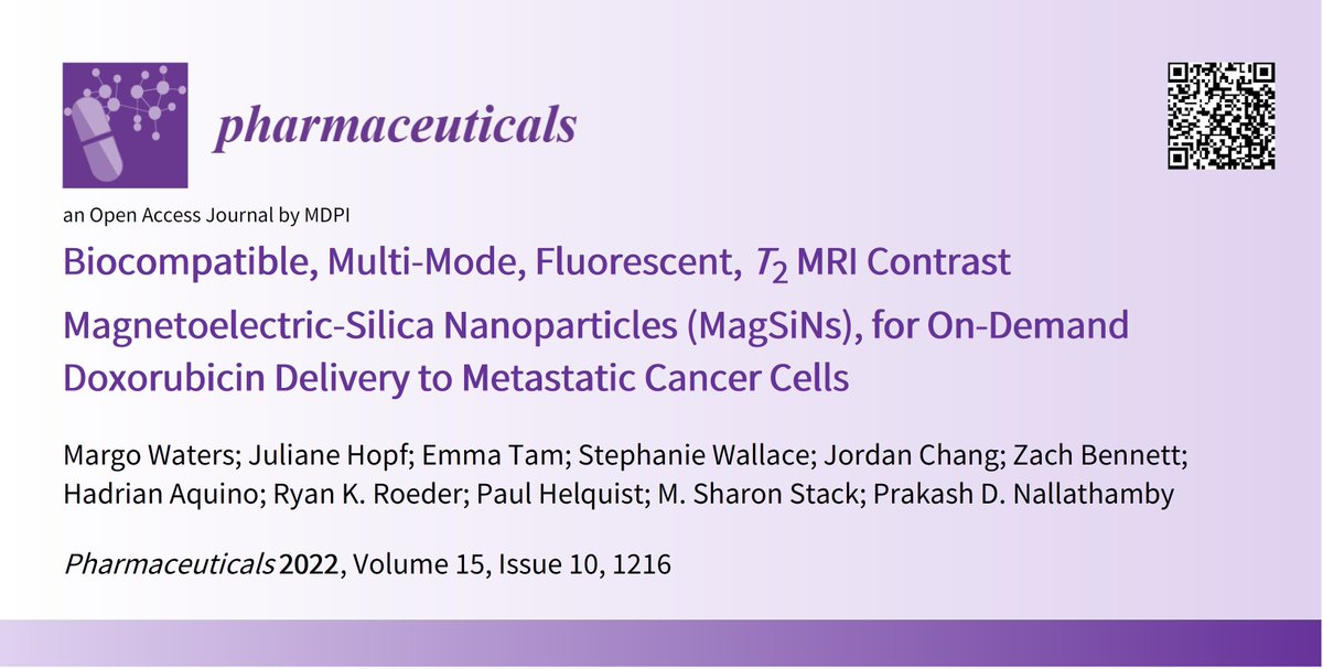 prakashdn's tweet photo. A testament to the high quality of research by Notre Dame Undergraduates. Congratulations to Margo Waters, E.Tam, S.Wallace, J..Chang, and Z.Bennett for this experiment-intensive publication for ON-DEMAND therapeutics. https://t.co/8UMUFVca0k #BIPH #NDIRISH https://t.co/dqnjgMoGHe