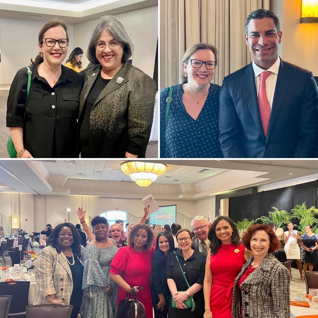 IrelandCGMiami's tweet photo. Work to establish @IrelandCGMiami is well under way. Consul General Sarah Kavanagh had a busy first week &amp; was honoured to meet @MayorDaniella Levine Cava &amp; @MiamiMayor Francis Suarez. Special thanks for the warm welcome, especially to @PatrickMorrisW2 &amp; his fantastic colleagues! https://t.co/70AOHdFtEL