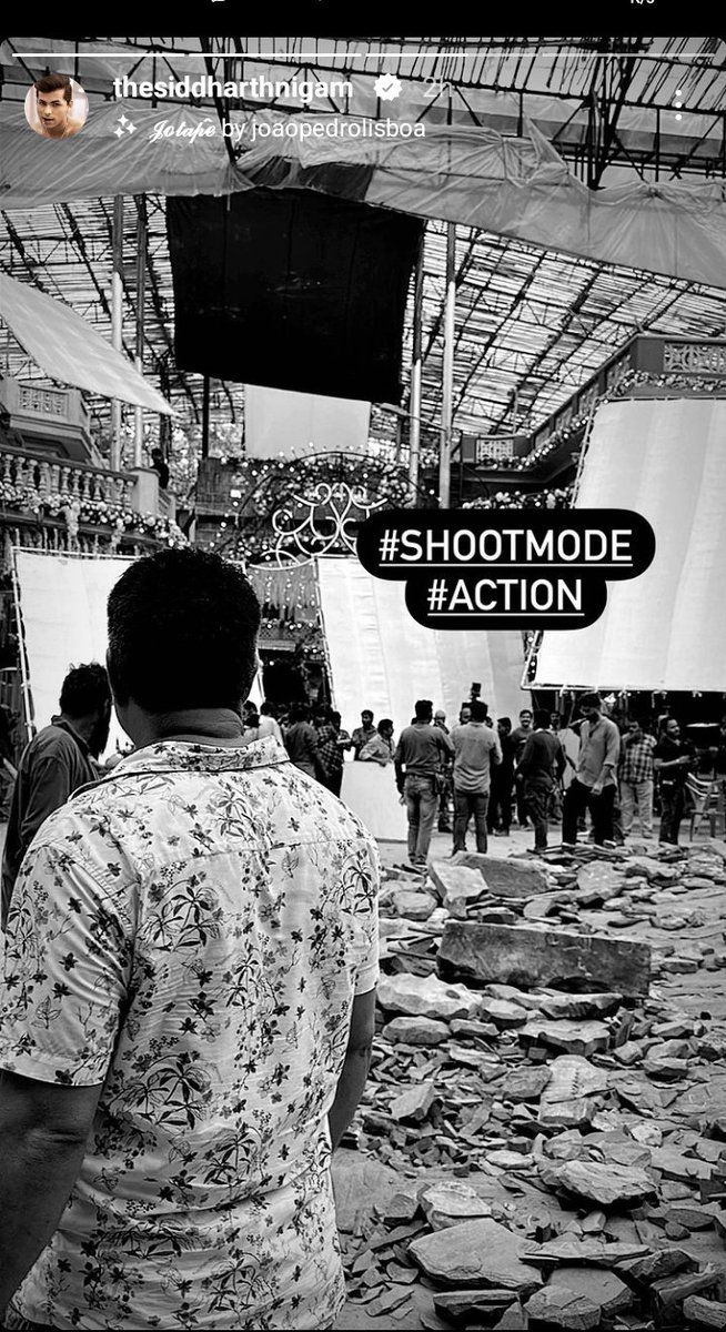 Asmatkhan_13's tweet image. #SiddharthNigam IG Story 🤩 #KisiKaBhaiKisiKiJaan #ActionSequence #SalmanKhan #ShehnaazGill