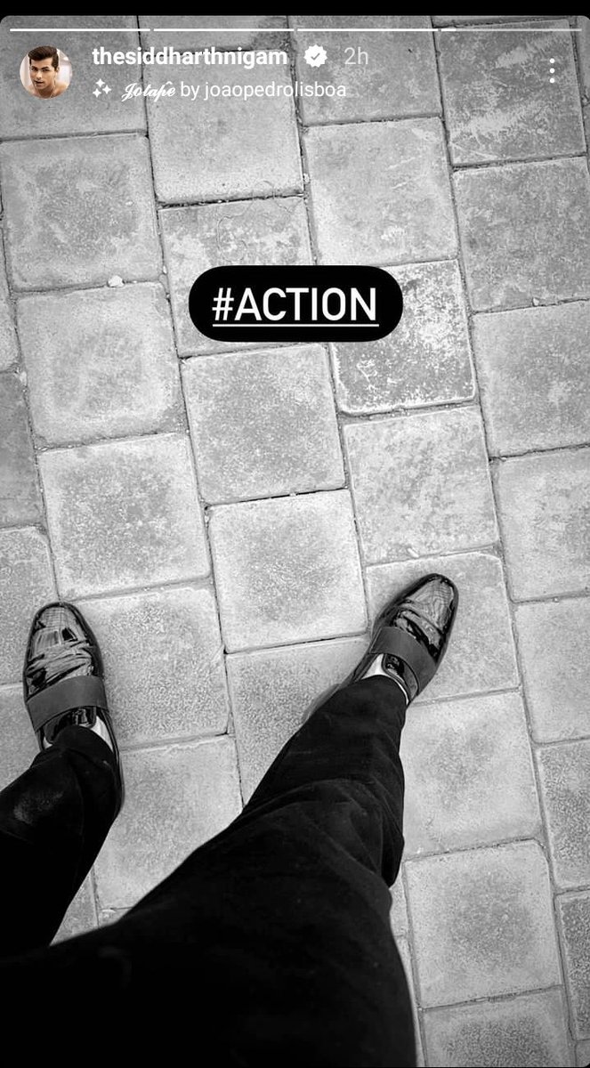 Asmatkhan_13's tweet image. #SiddharthNigam IG Story 🤩 #KisiKaBhaiKisiKiJaan #ActionSequence #SalmanKhan #ShehnaazGill