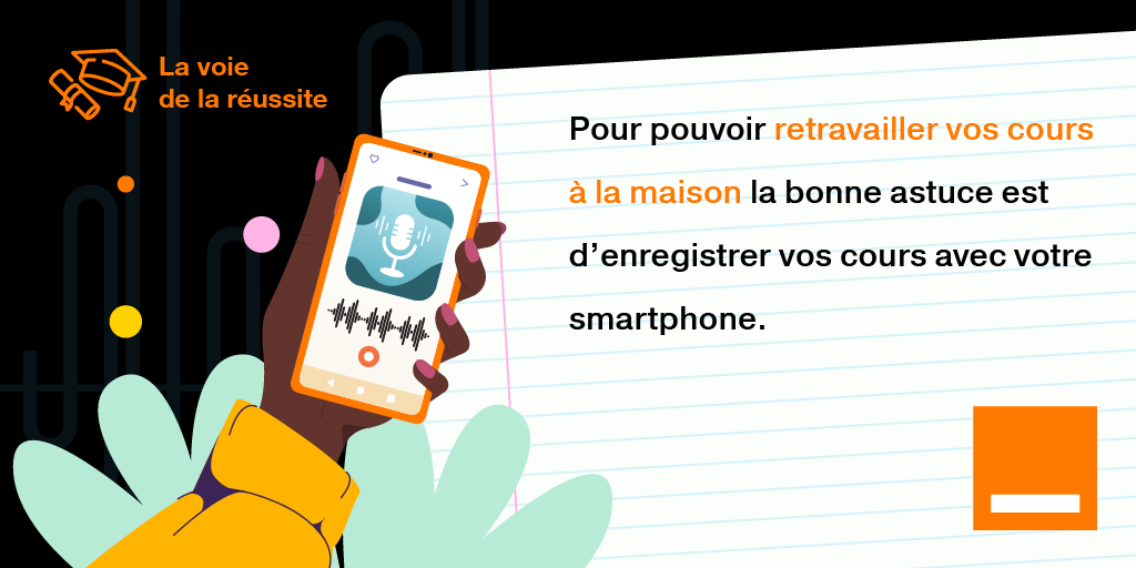 Hello la team ! Alors qui d’entre vous a déjà essayé la technique d’enregistrer ses cours pour ne rien rater de son cours ? #OrangeMali #LeproduitStar #B2S