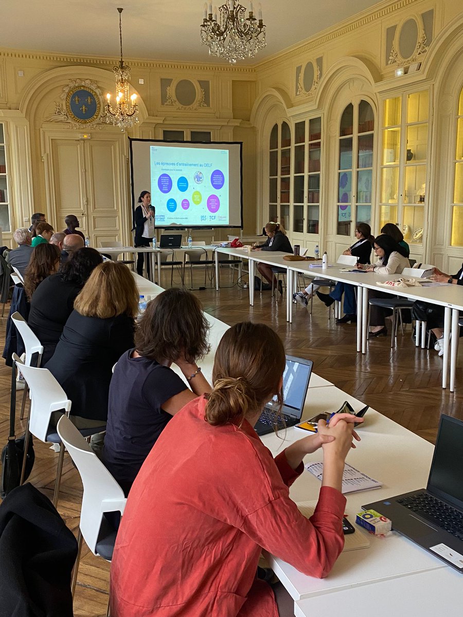 FEI_sevres's tweet photo. 80 participants venus de 64 pays participent cette semaine à la 5ème édition des #RencontresDELFDALFTCF 

Merci pour vos contributions, qui permettent de faire évoluer les dispositifs au service de la diffusion du français dans le monde.

#DELF #DALF #TCF https://t.co/WxrM5CqF9q