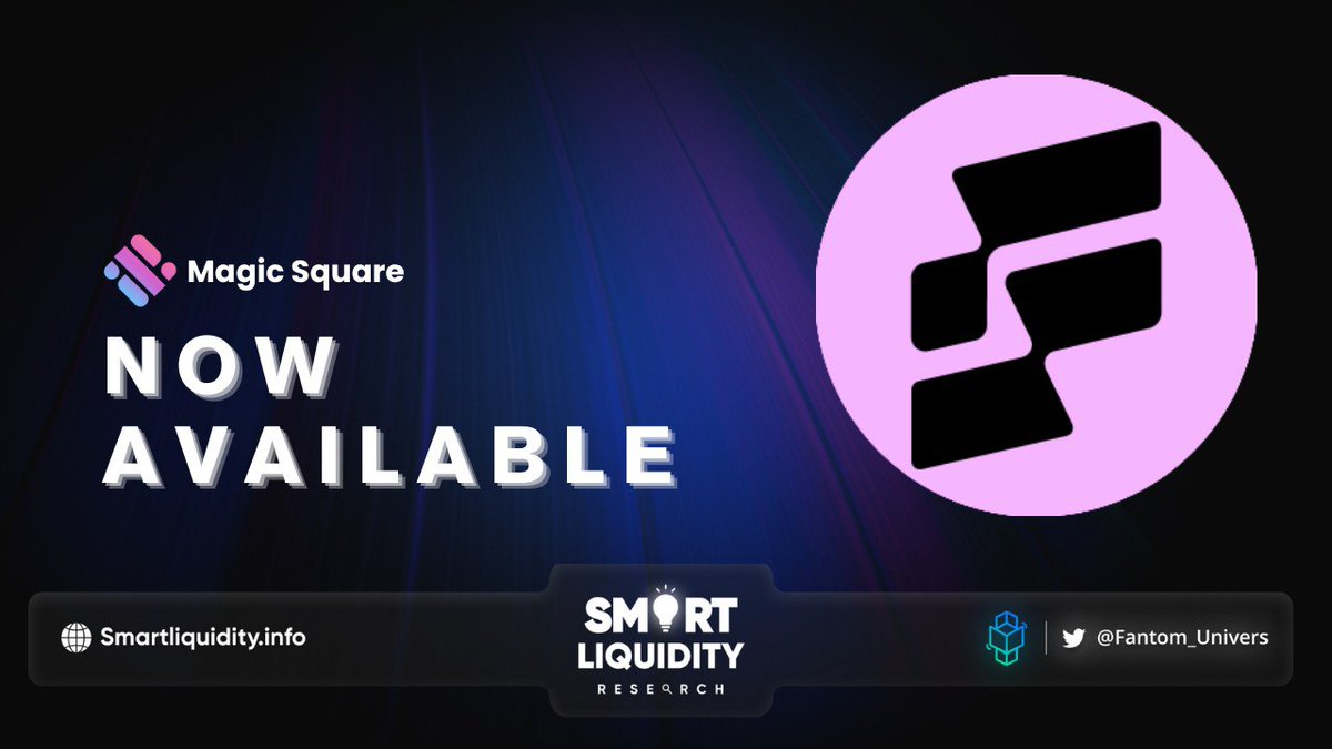 ☀️ @Lifiprotocol is now available on @MagicSquareio ☀️ #LIFI helps you to offer on-chain swaps, cross-chain swaps and a combination of both. 🔽INFO magicsquare.io