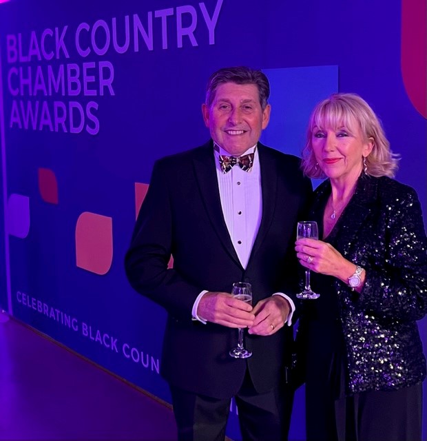 BurkeBrosMoving's tweet photo. A great night had by all at the @BCCCmembers awards night with @DESCOLEMAN. 
Burke Bros shortlisted for the 'Family Business of the Year' award. 🏆 
#BusinessAwards #BestOfTheRegion 
@ninderjohal @AdeptMarketing @DudleyBusiness1 @dudleymbc @WolvesCouncil @WalsallCouncil https://t.co/yne49tOszt