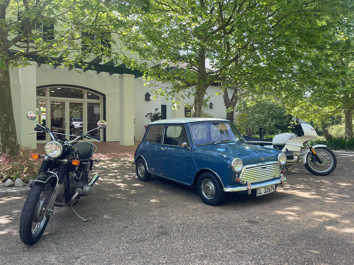 fmotormuseum's tweet photo. New to #FMM: Thank you Daan Prins for your wonderful donation! We are honoured to receive these amazing vehicles, and look forward to having them available for all to enjoy on their visit to the Franschhoek Motor Museum.
.
#BMW
#MiniCooper
#carmuseum
#franschhoekmotormuseum https://t.co/1CrzIxK6LE