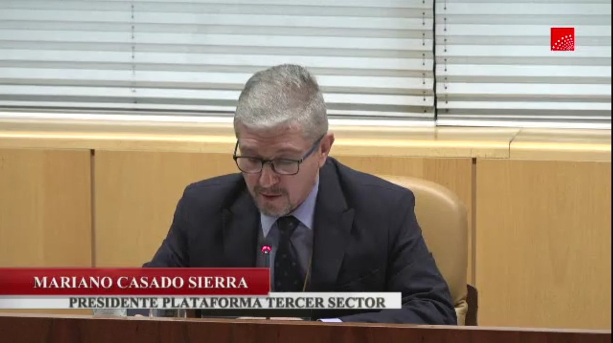 Nuestro presidente, <a href="/mcasadoaume/">Mariano Casado</a> ha comparecido hoy en la Comisión de Familia y Política Social de la <a href="/asambleamadrid/">Asamblea de Madrid</a> sobre la nueva Ley de #ServiciosSociales de la Comunidad de Madrid.
#TercerSector