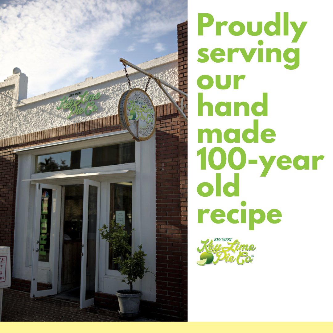 Get a taste of tradition by stopping in today for a slice, or make your order at keylimepieco.com 

#PieceoftheKeys #PieceofParadise #RelaxwithKeyLime #RealKeyLime #PureKeyLime #desserts #conchlife #keywest #florida