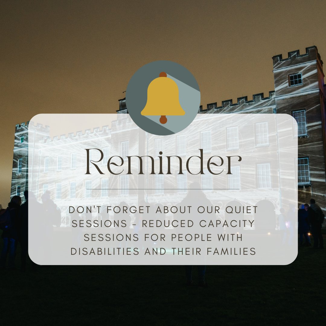 Over the last couple of years, we’ve introduced a series of quiet sessions, where we operate on reduced visitor numbers, with minimal queues. 

On Friday 18th and 25th November we offer two quiet sessions at 4:20pm and 4:40pm. 

Find out more here: fal.cn/3sNgr