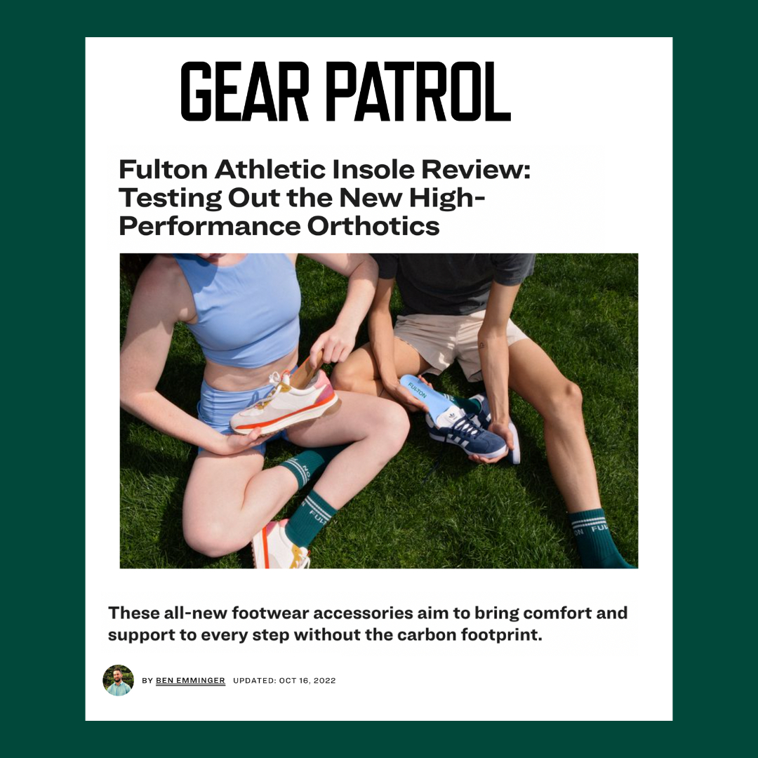 Excited and honored by this great review of The Athletic Insole in @gearpatrol . 'Built with shock-absorbing cork, a deeper heel cup and plenty of eco-friendly traits, these orthotics are designed to help you get the most out of your gym kicks while also giving the Earth a bit of
