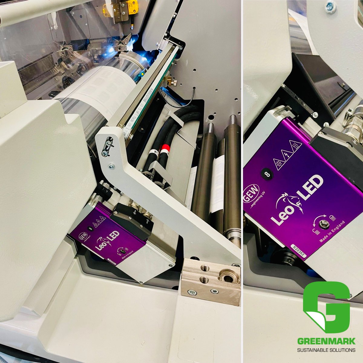 Germark_labels's tweet photo. En el proceso de la impresión flexográfica, uno de los pasos es el curado de la tinta mediante rayos UV. En Germark hemos innovado a la tecnología UV-LED que no produce ozono ni mercurio y permite un ahorro de energía general superior al 50%. #sostenibilidad #greenmark #germark https://t.co/VLwPLQbR5P