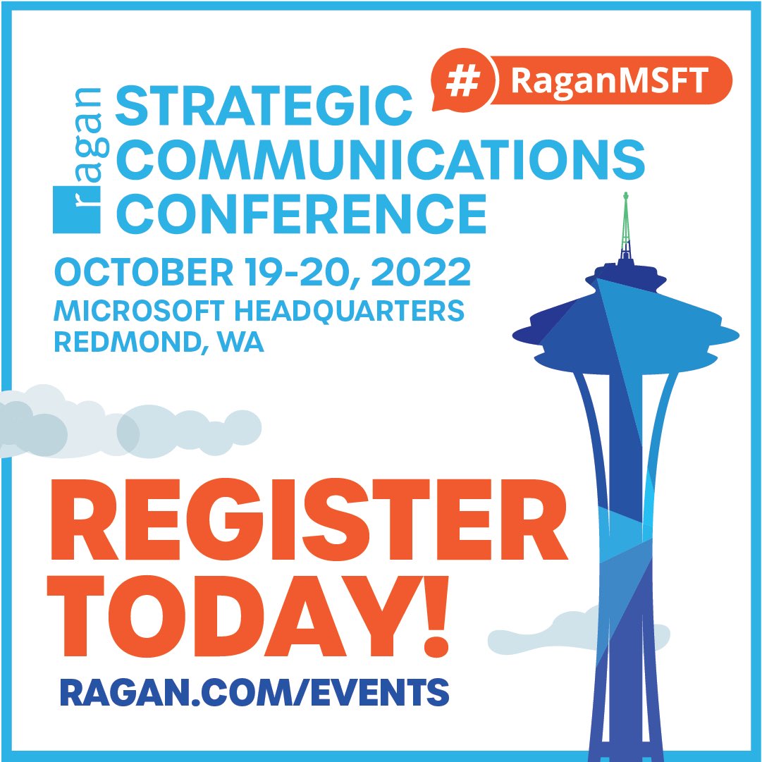 We are excited to see everyone this week in Seattle! Are you joining us? #raganmsft bit.ly/3CERwGT