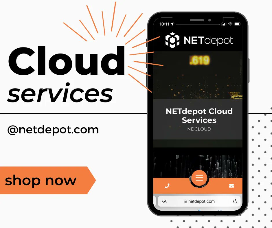 NETdepot supports hybrid and multi-cloud deployment requirements, enabling NETdepot to manage your workload on-prem, off-prem, and in any cloud environment.

Visit our page today to learn more: buff.ly/3St2lCd