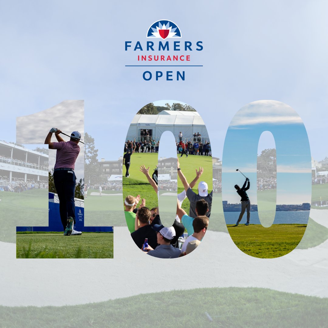 We are just a short 100 days from Opening Day at the #FarmersInsuranceOpen 🙌 🏌️‍♂️ . . #TorreyPines #PGATOUR #Golf #SanDiego #OpeningDay #Fun #Sports #Countdown