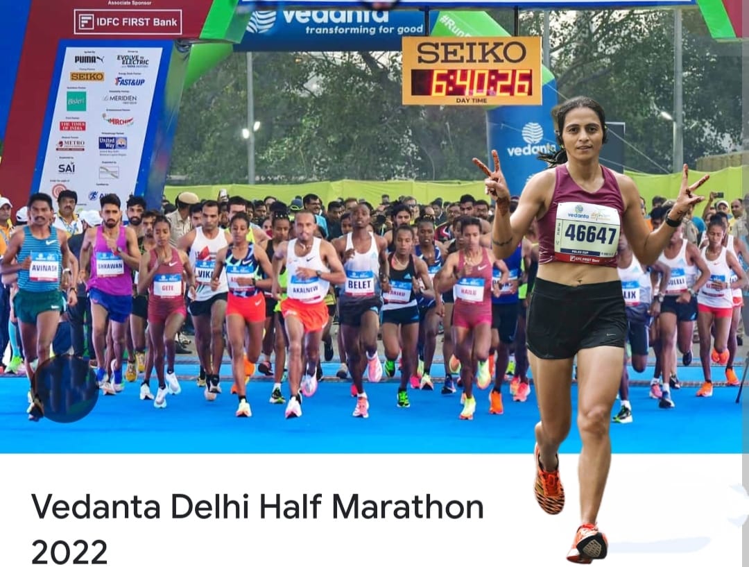 Winner 🏆 in POLICE CUP in Vedanta Delhi Half Marathon 2022

Finished my Half Marathon in 01:44:04 - Fastest timing amongst all Police women participants.