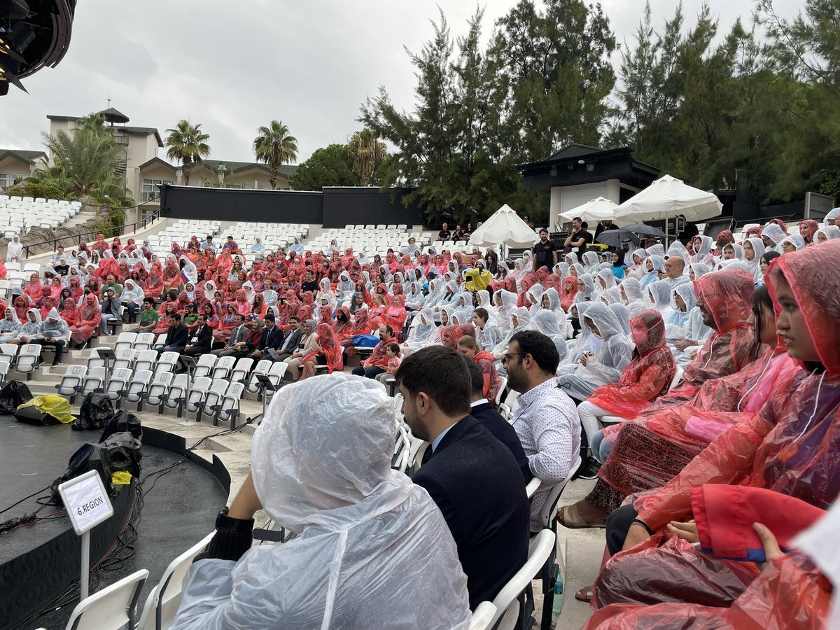 _EGOI_'s tweet photo. The opening ceremony is live now  #EGOI2022

The rain welcomes us all ☔️ 

https://t.co/ZkryCLCsCh https://t.co/C0ZaLK0x4V