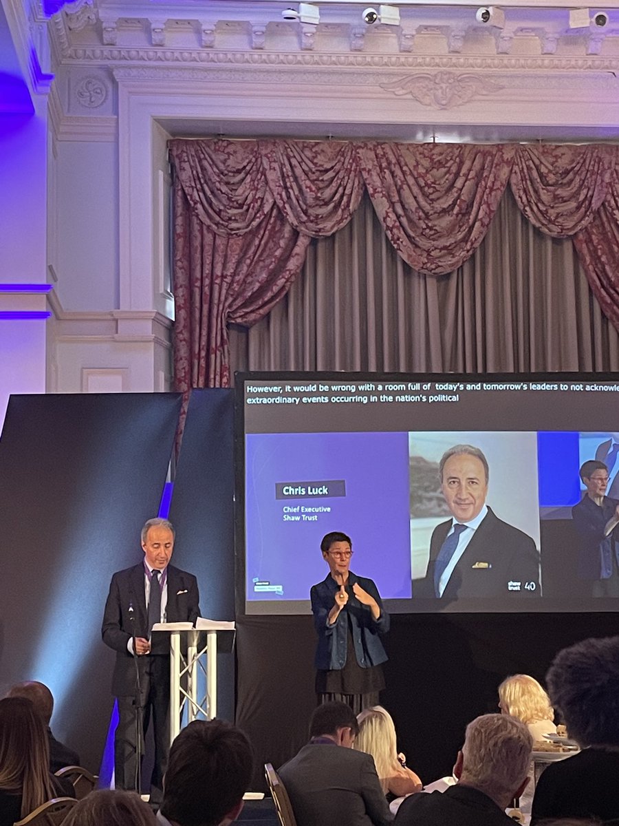 Our CEO Chris Luck welcomes us in his opening speech and notes the importance that we ensure that, across society, there is more awareness, investment and education to reduce social exclusion. #DisabilityPower100