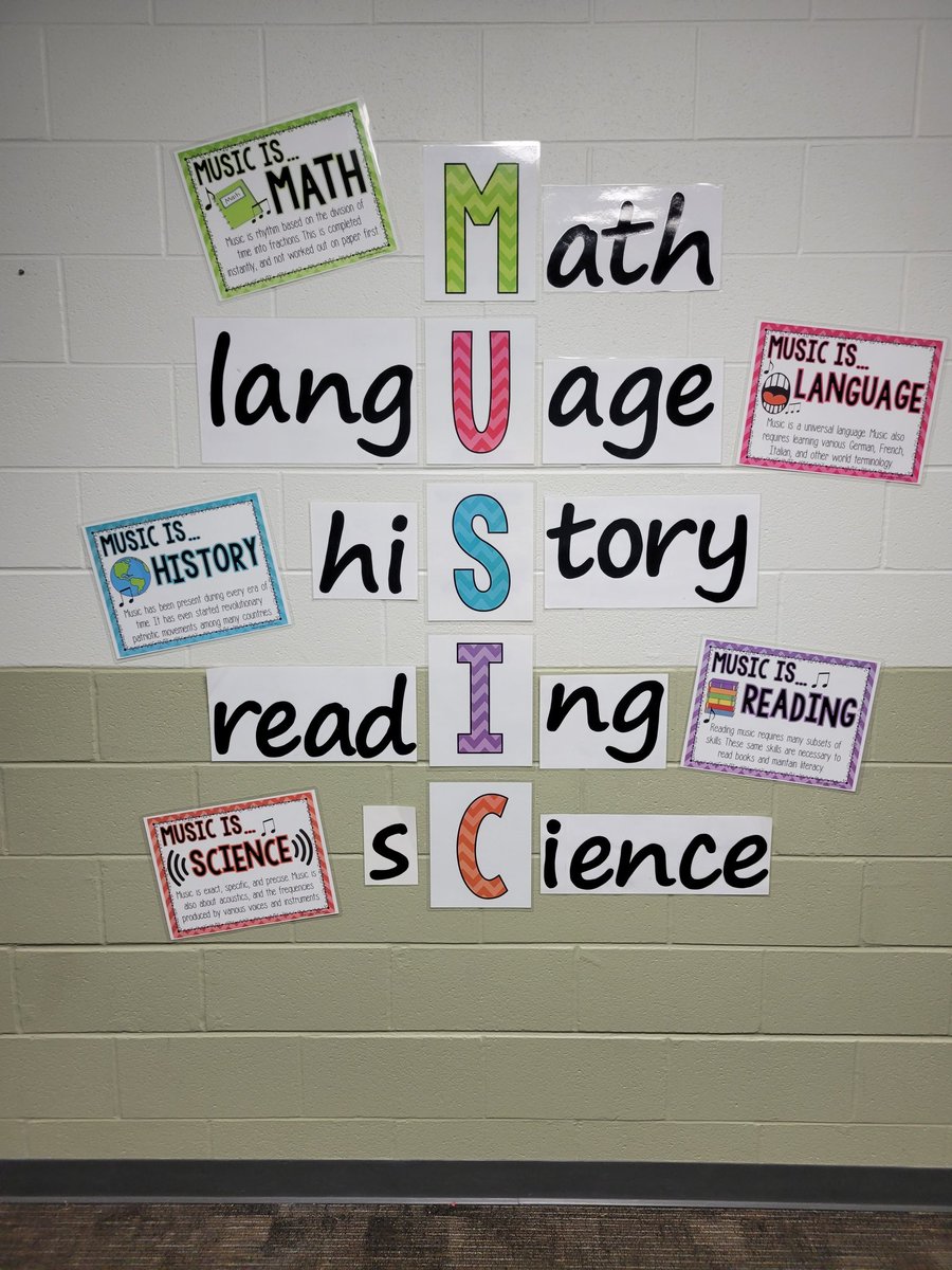 GuyCheney1's tweet photo. @DrAnthonyMS @VivBennett1 Band, orchestra and choir showing its a team effort learning all curriculum!!! https://t.co/g9bBstphME