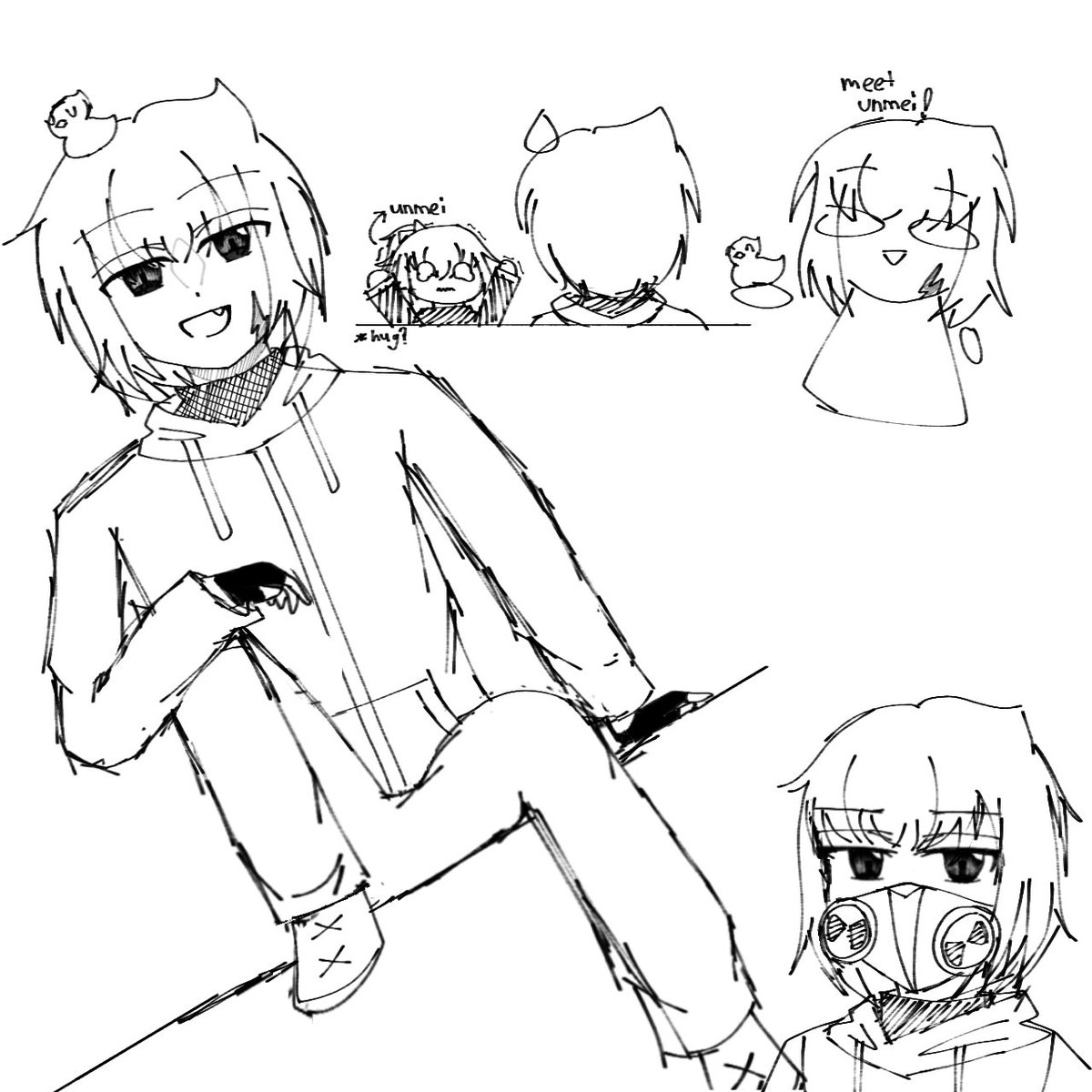 Ahwaqueck's tweet photo. My new OC 
The name is Takeshi
And yes, he have sad backstory.
Don't blame me but I like to see my OC suffering 🤌 https://t.co/GxObXHMQ81
