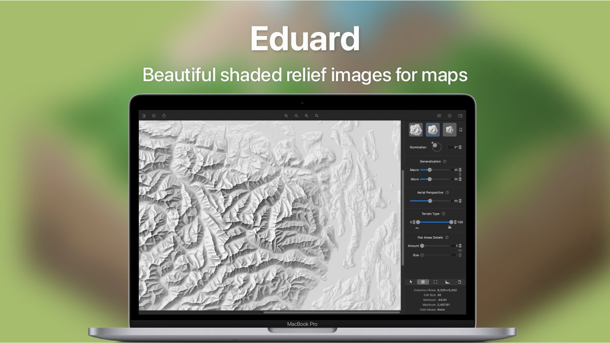 EduardShading's tweet photo. Eduard is now available on the Mac App Store. https://t.co/4eQYeGo0xc
The introductory price ends with the NACIS conference on October 23. The regular price will be $99.99.
https://t.co/JZuWPG34BX https://t.co/GiU8E6e3GS