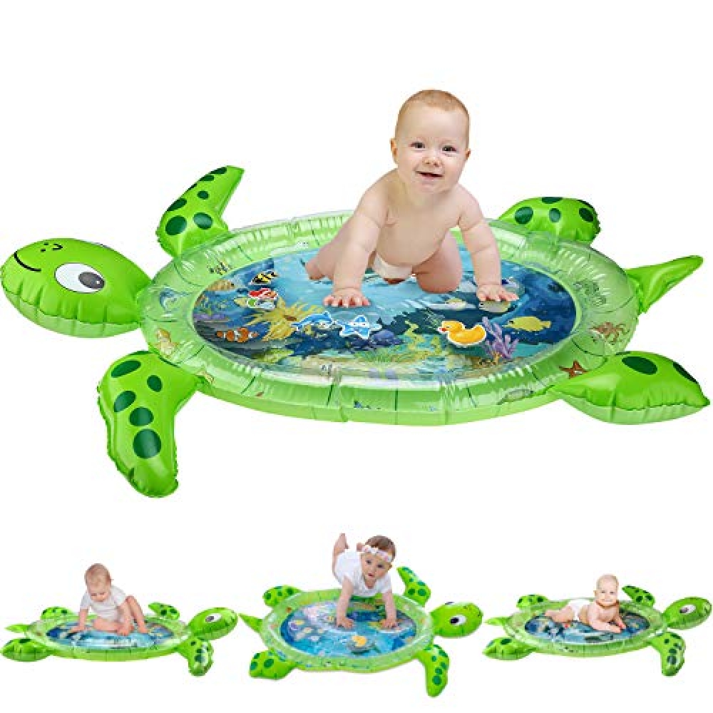 #babycare gebra Inflatable Tummy Time Water Mat Sea Turtle Shape Play Mat Toy for Baby Boy Girl 0 3 6 9 Month osmbaby.com/product/gebra-…